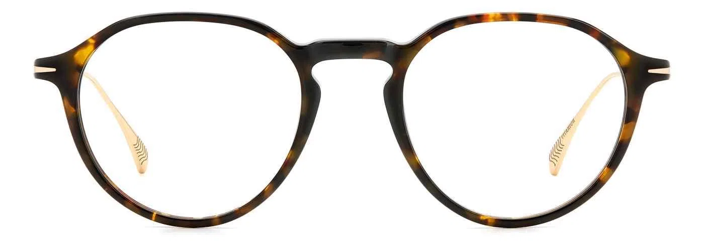 David Beckham DB1105 Eyeglasses - HAVANA GOLD - view 5